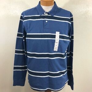 St. John's Bay Men's Long-Sleeve Legacy Sueded Jersey Polo